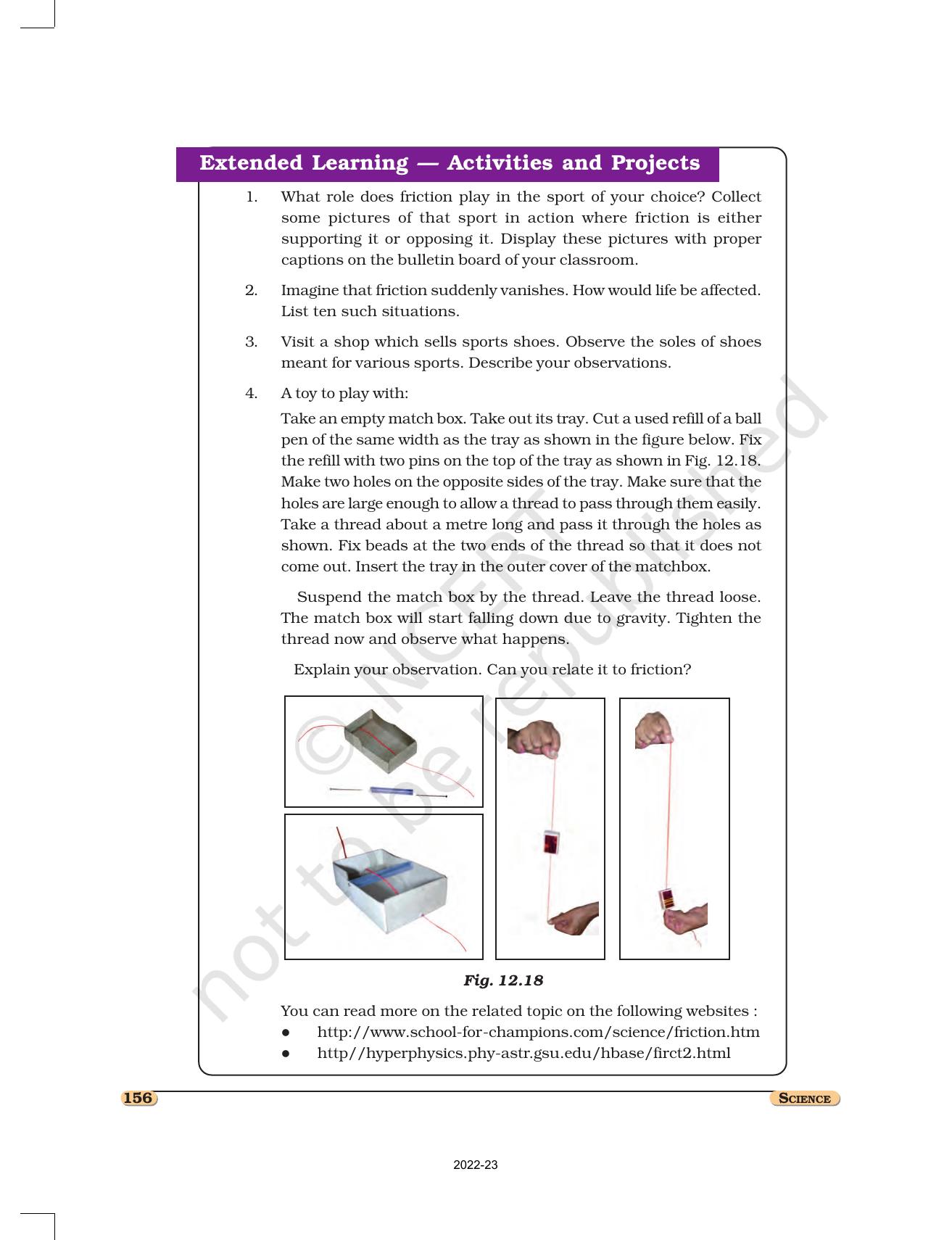 NCERT Book for Class 8 Science Chapter 12 Friction - Page 11