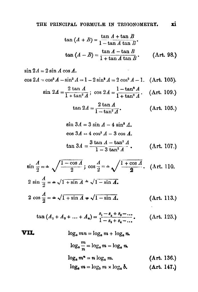 Plane Trigonometry by SL Loney - Page 10