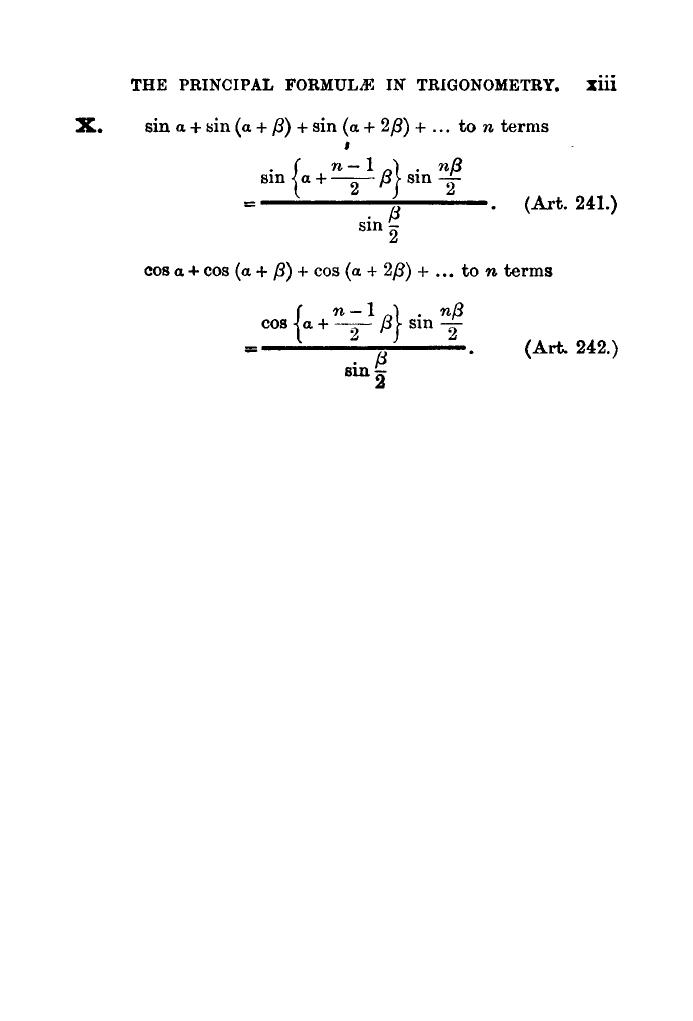 Plane Trigonometry by SL Loney - Page 12