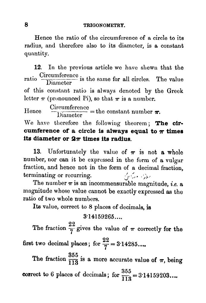 Plane Trigonometry by SL Loney - Page 21