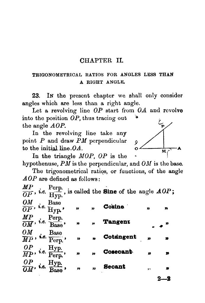 Plane Trigonometry by SL Loney - Page 32