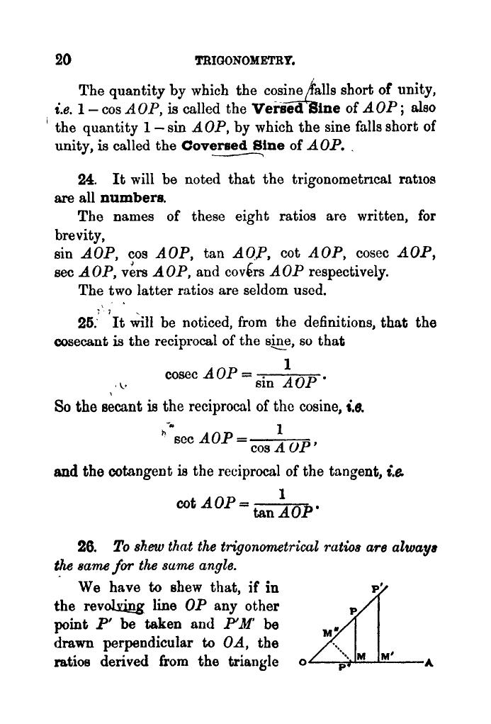 Plane Trigonometry by SL Loney - Page 33