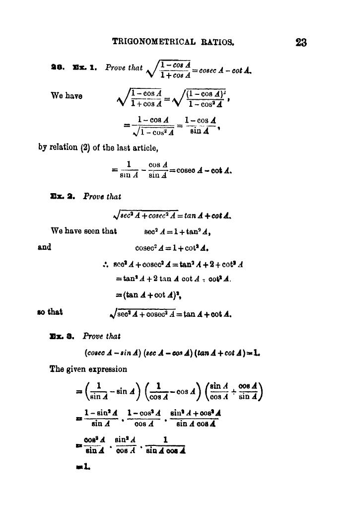 Plane Trigonometry by SL Loney - Page 36