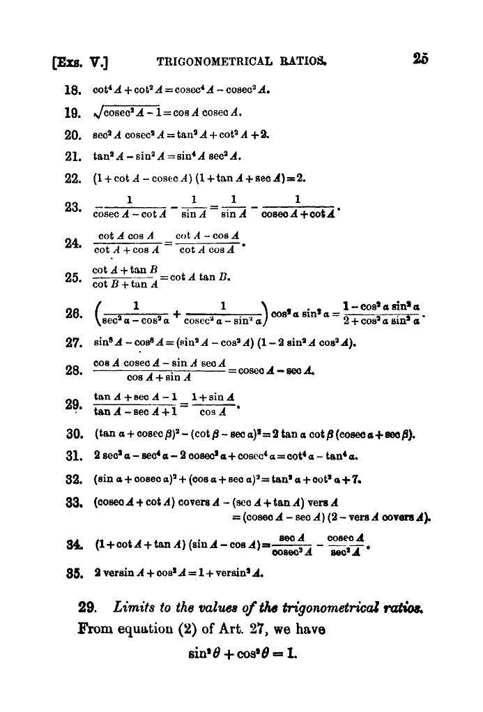 Plane Trigonometry by SL Loney - Page 38