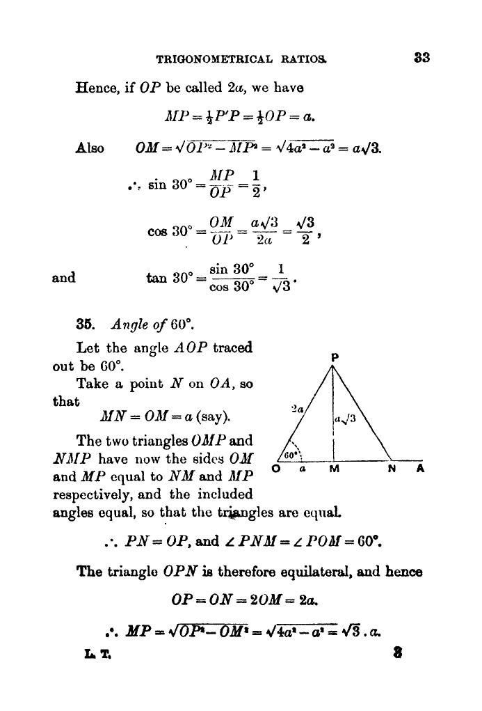 Plane Trigonometry by SL Loney - Page 46