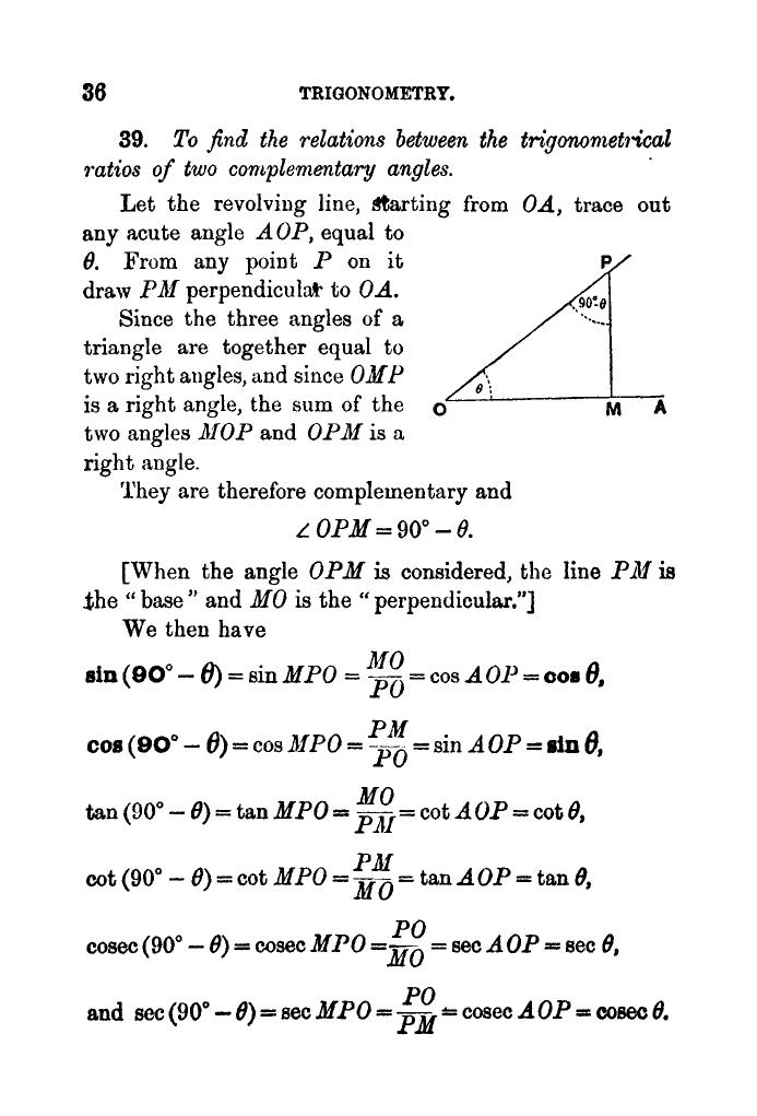 Plane Trigonometry by SL Loney - Page 49