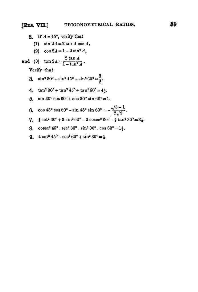Plane Trigonometry by SL Loney - Page 52