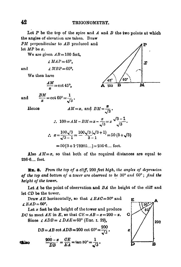 Plane Trigonometry by SL Loney - Page 55