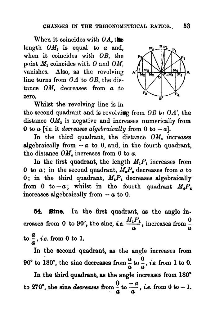 Plane Trigonometry by SL Loney - Page 66
