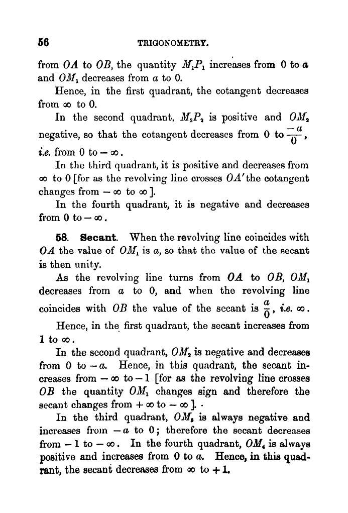 Plane Trigonometry by SL Loney - Page 69