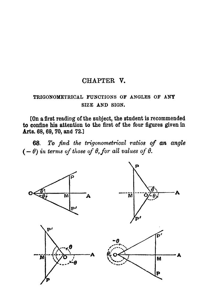 Plane Trigonometry by SL Loney - Page 77