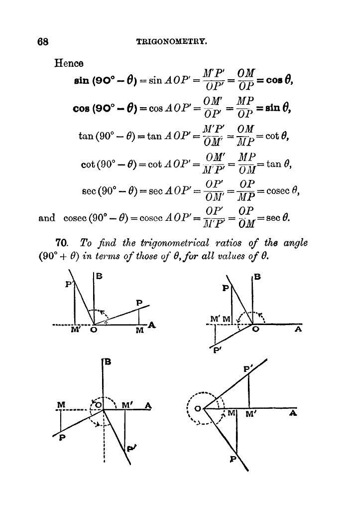 Plane Trigonometry by SL Loney - Page 81