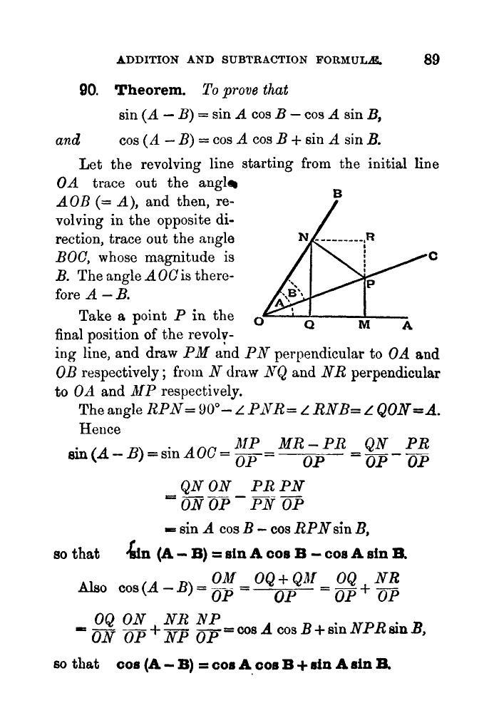 Plane Trigonometry by SL Loney - Page 102