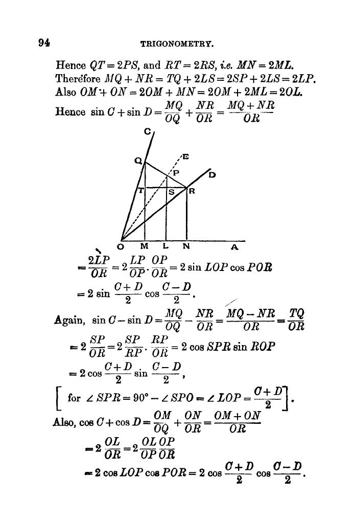 Plane Trigonometry by SL Loney - Page 107