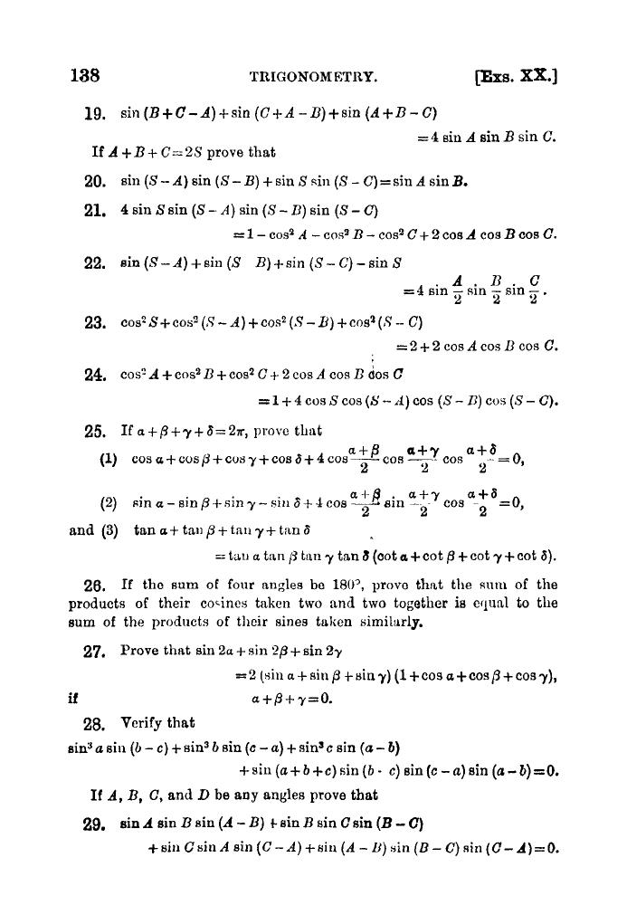 Plane Trigonometry by SL Loney - Page 149