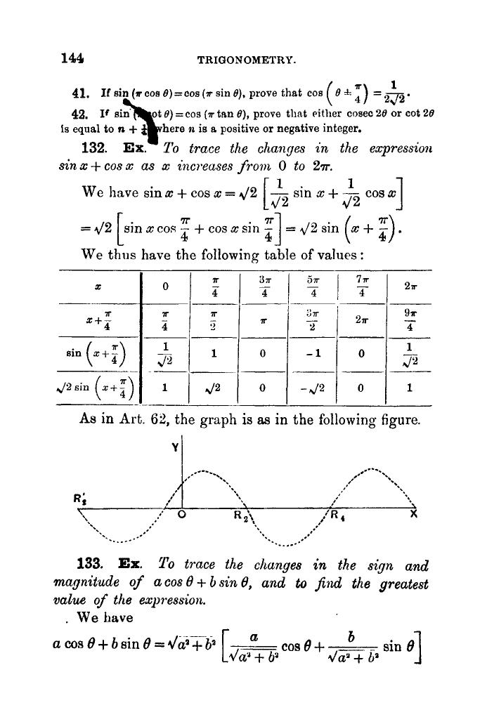 Plane Trigonometry by SL Loney - Page 155