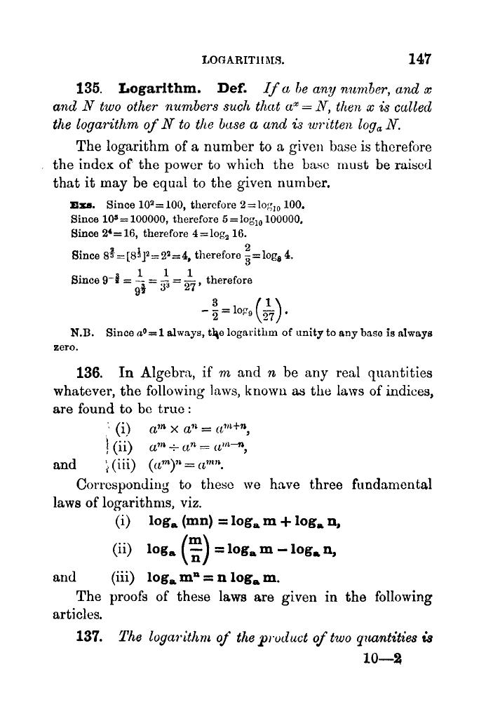 Plane Trigonometry by SL Loney - Page 158