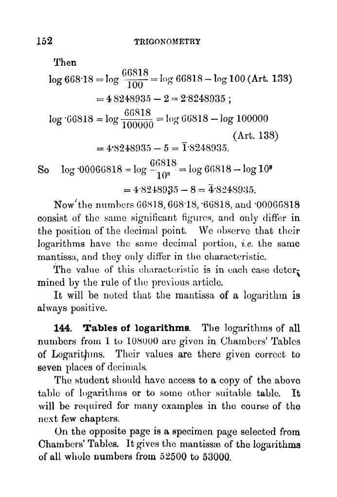 Plane Trigonometry by SL Loney - Page 163