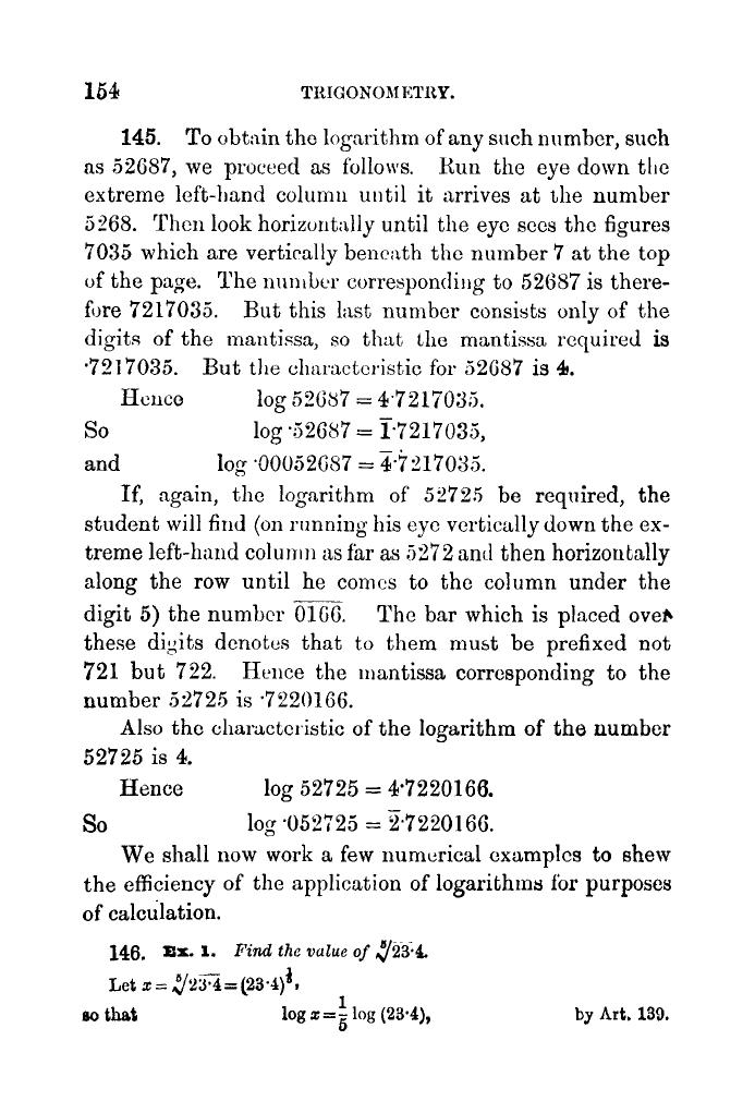 Plane Trigonometry by SL Loney - Page 165