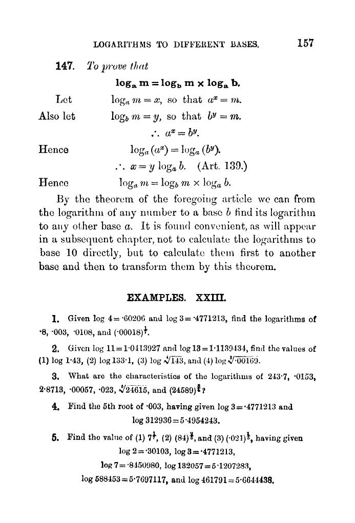 Plane Trigonometry by SL Loney - Page 168