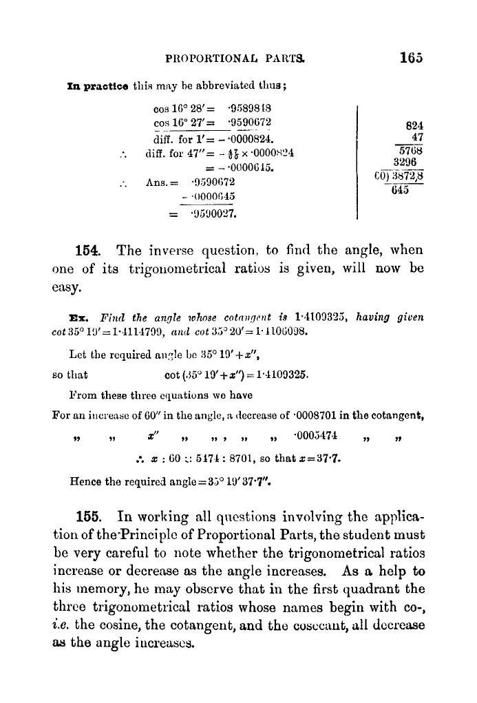 Plane Trigonometry by SL Loney - Page 176