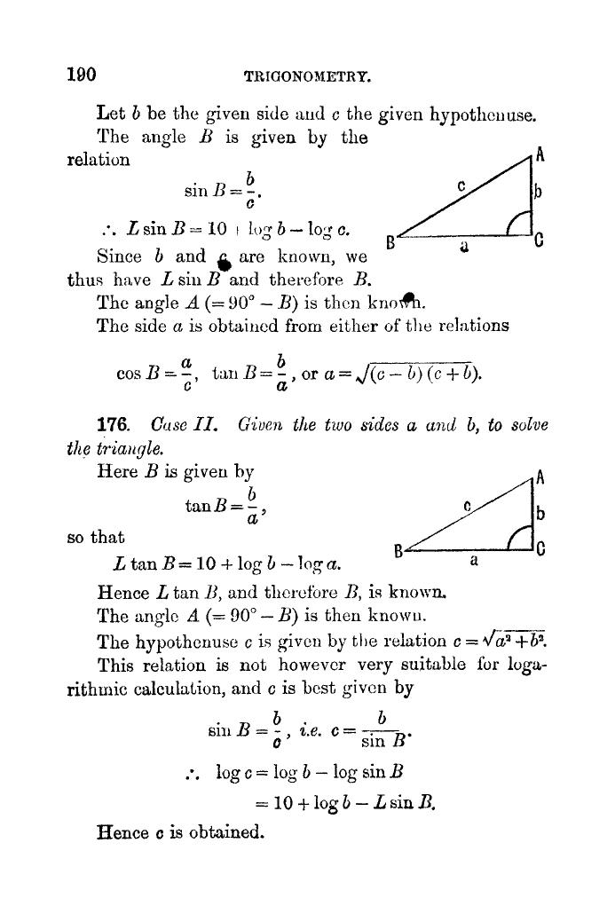 Plane Trigonometry by SL Loney - Page 203
