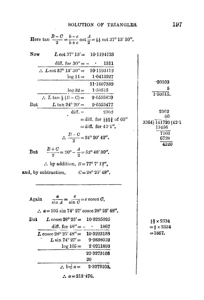 Plane Trigonometry by SL Loney - Page 210