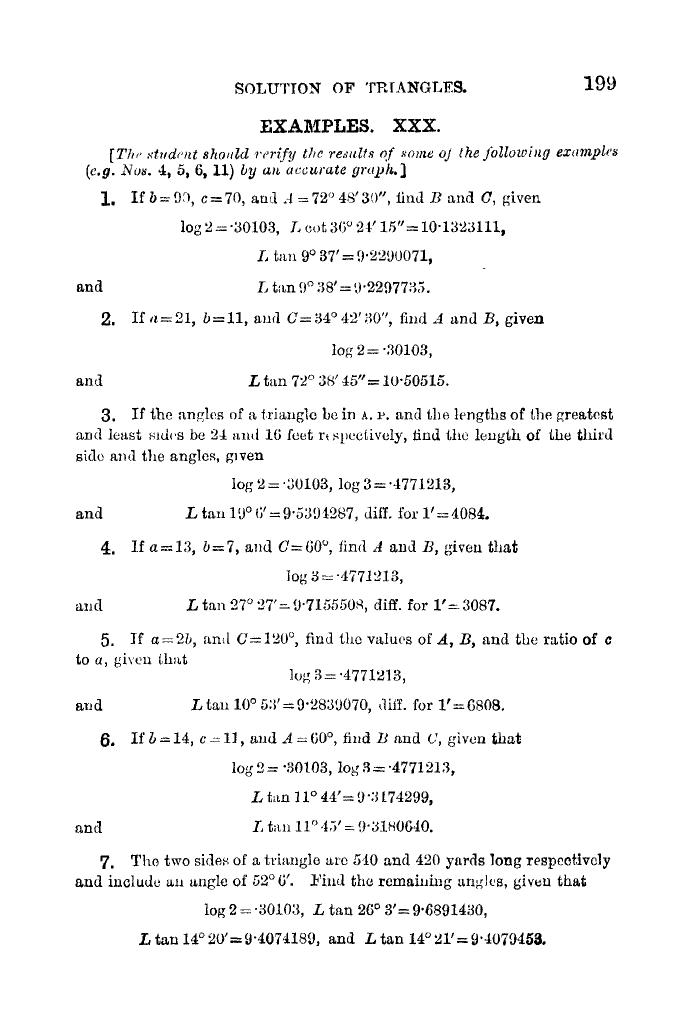 Plane Trigonometry by SL Loney - Page 212