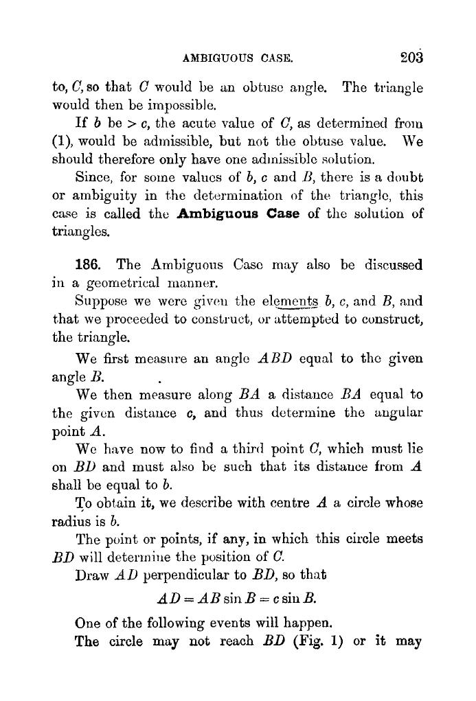 Plane Trigonometry by SL Loney - Page 216