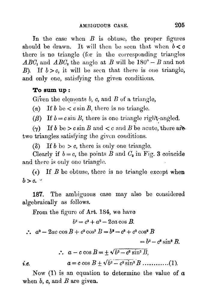 Plane Trigonometry by SL Loney - Page 218