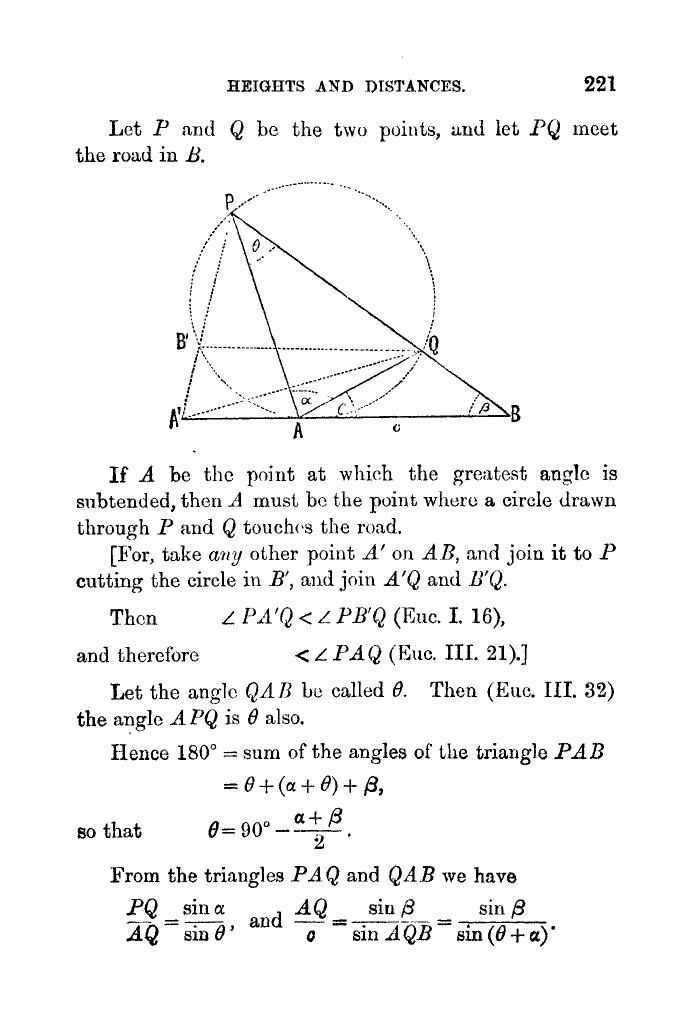 Plane Trigonometry by SL Loney - Page 234