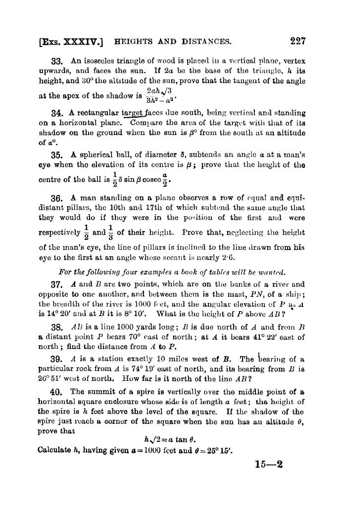 Plane Trigonometry by SL Loney - Page 240