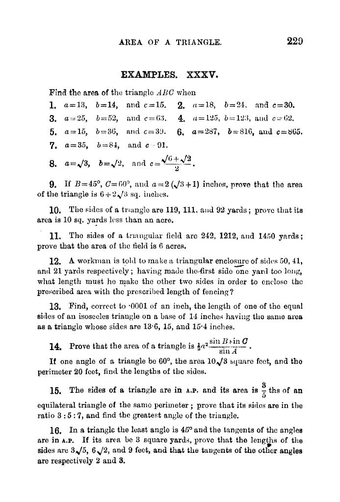 Plane Trigonometry by SL Loney - Page 242