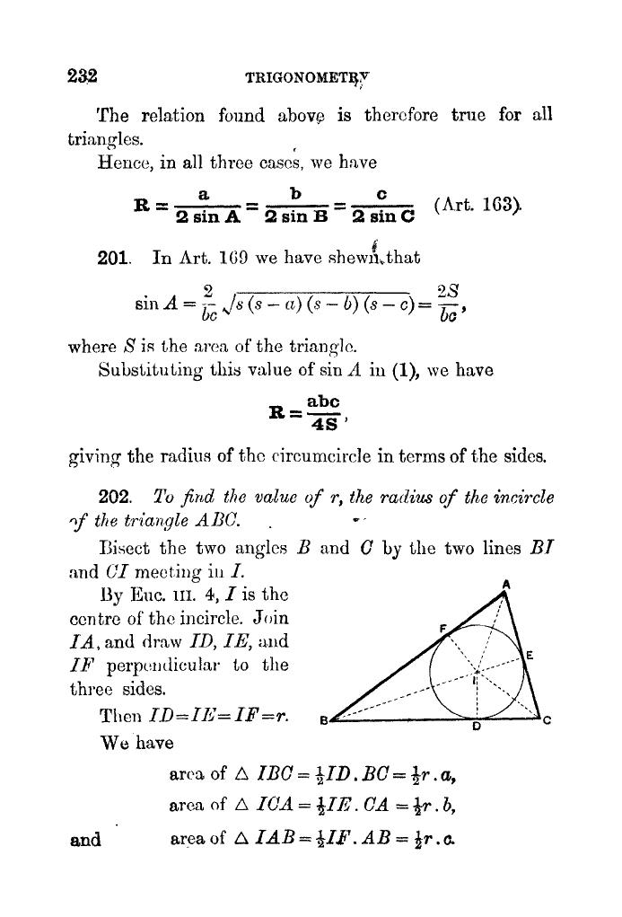 Plane Trigonometry by SL Loney - Page 245