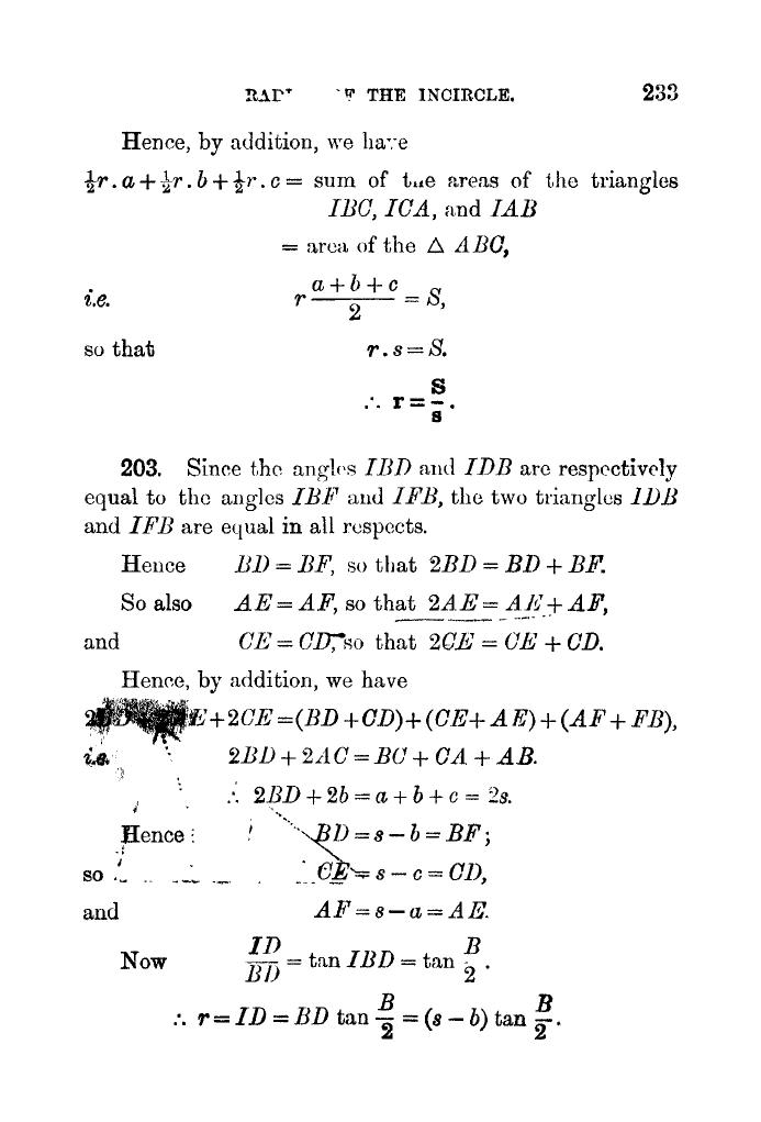 Plane Trigonometry by SL Loney - Page 246
