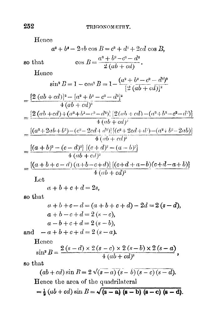 Plane Trigonometry by SL Loney - Page 265