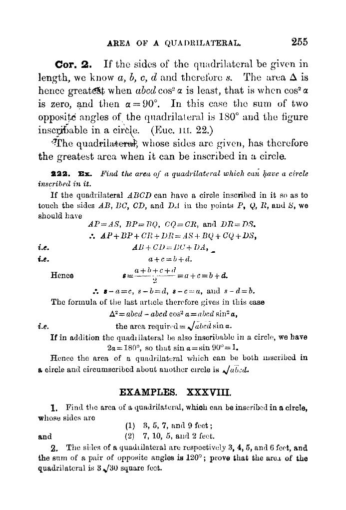 Plane Trigonometry by SL Loney - Page 268