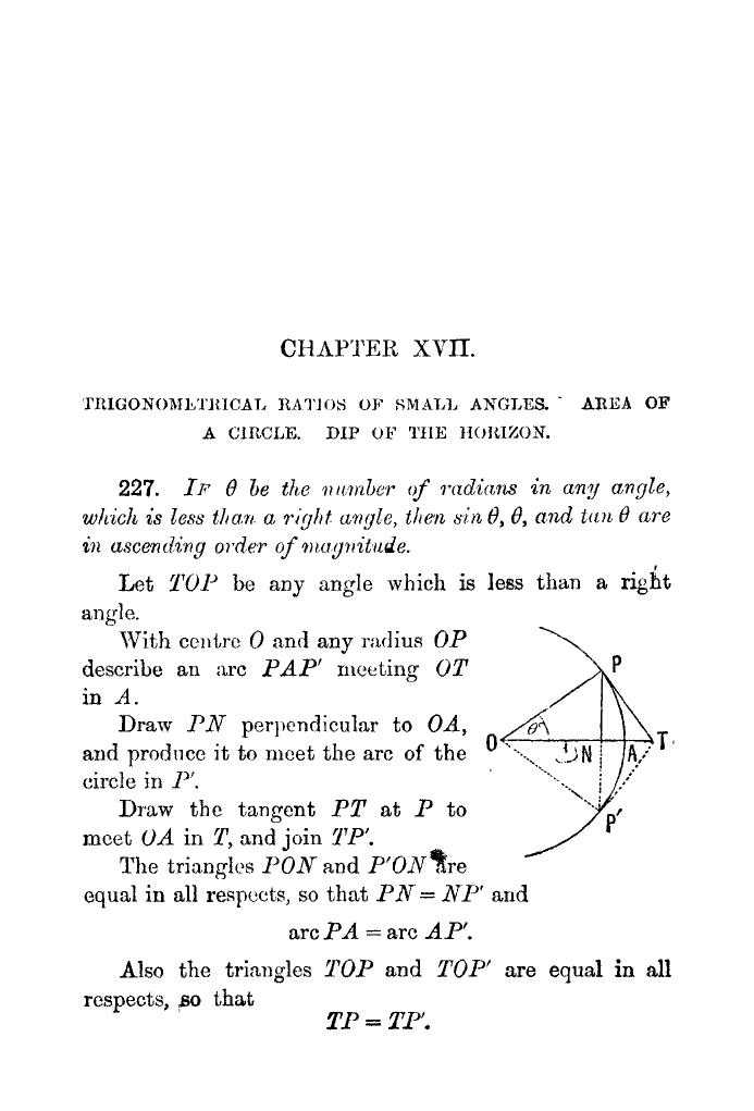 Plane Trigonometry by SL Loney - Page 275