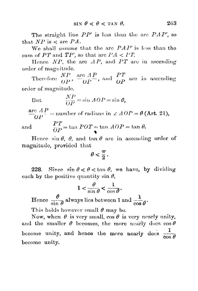 Plane Trigonometry by SL Loney - Page 276