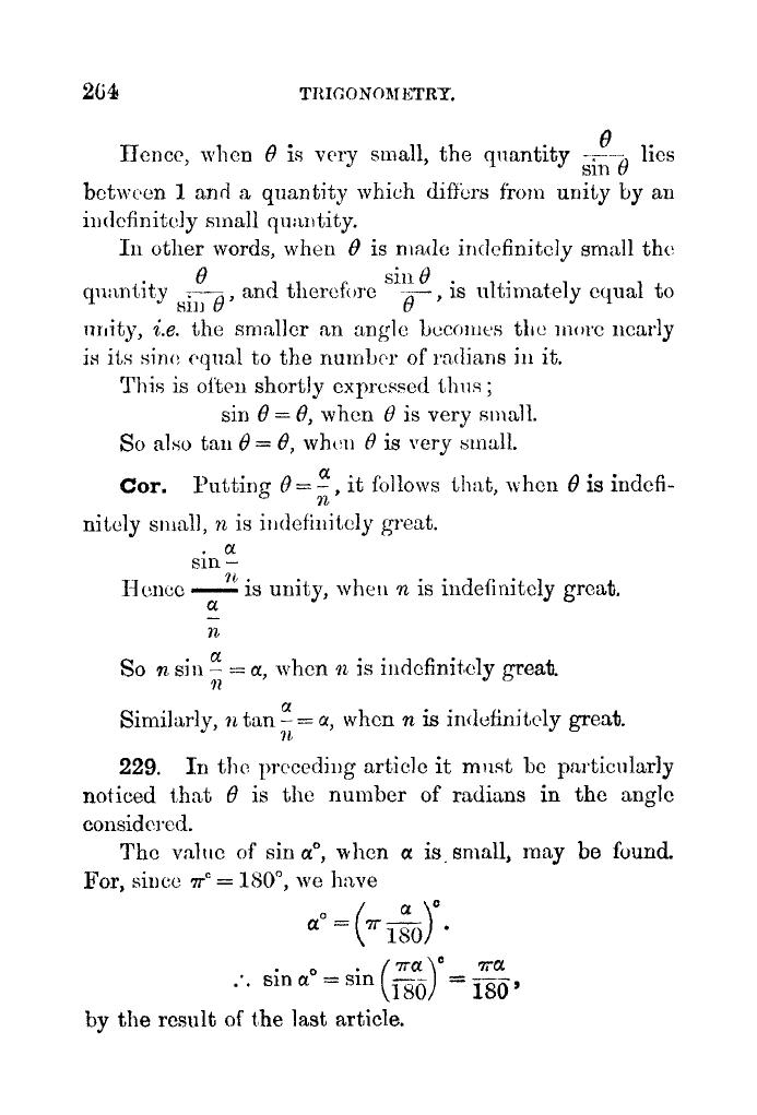 Plane Trigonometry by SL Loney - Page 277