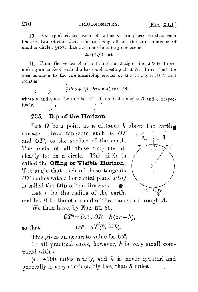 Plane Trigonometry by SL Loney - Page 283