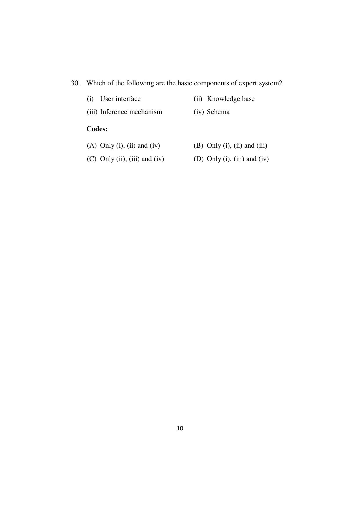 ISI Admission Test JRF in Library and Information Science LIA 2022 Sample Paper - Page 10