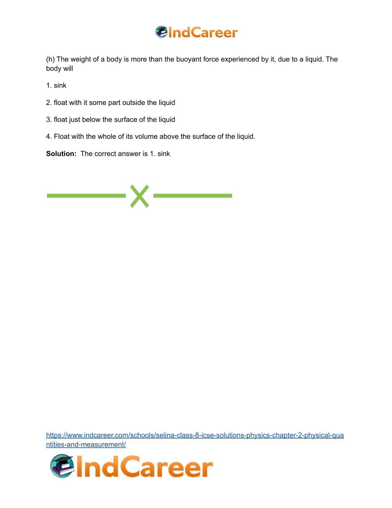 Selina Class 8 ICSE Solutions Physics : Chapter 2- Physical Quantities and Measurement - Page 7