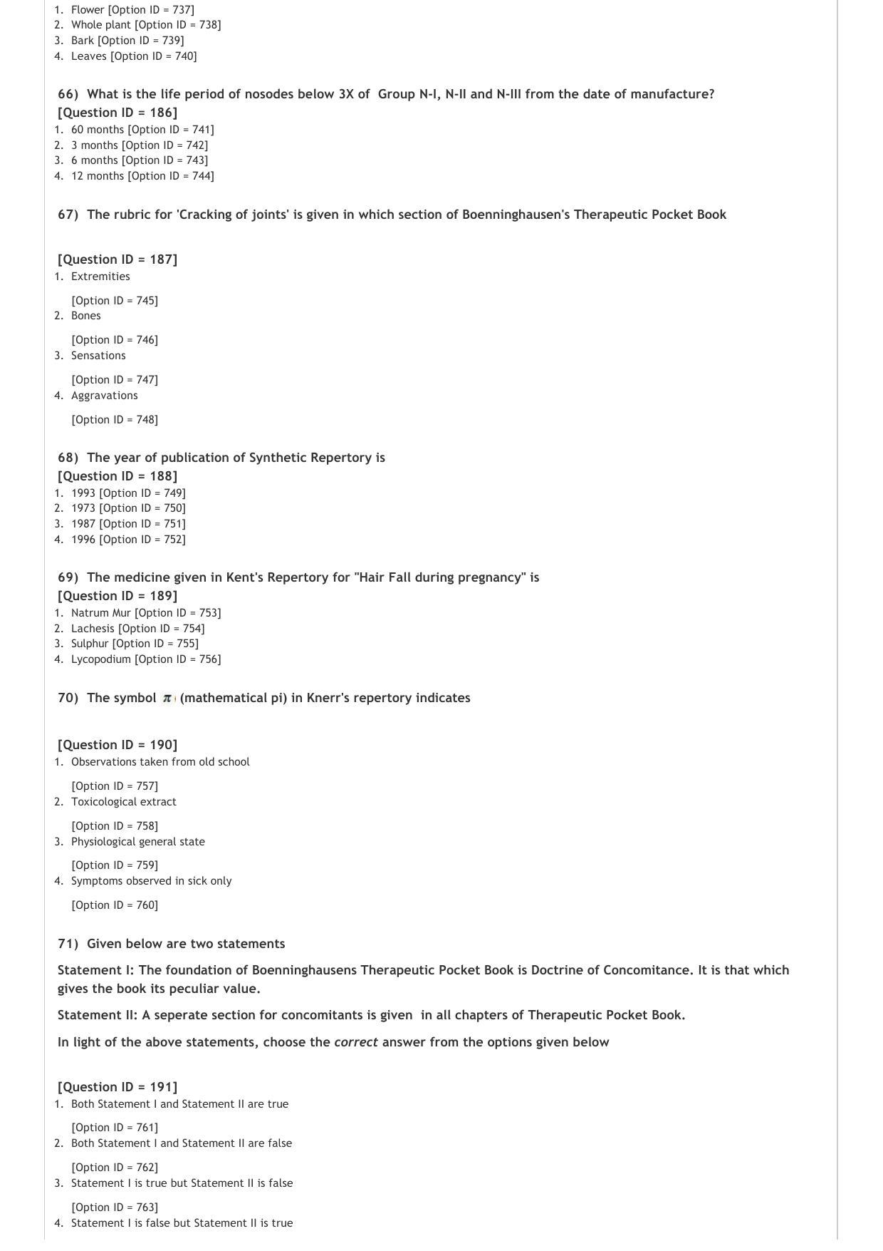 AIAPGET 2021 Homeopathy Question Paper - Page 13