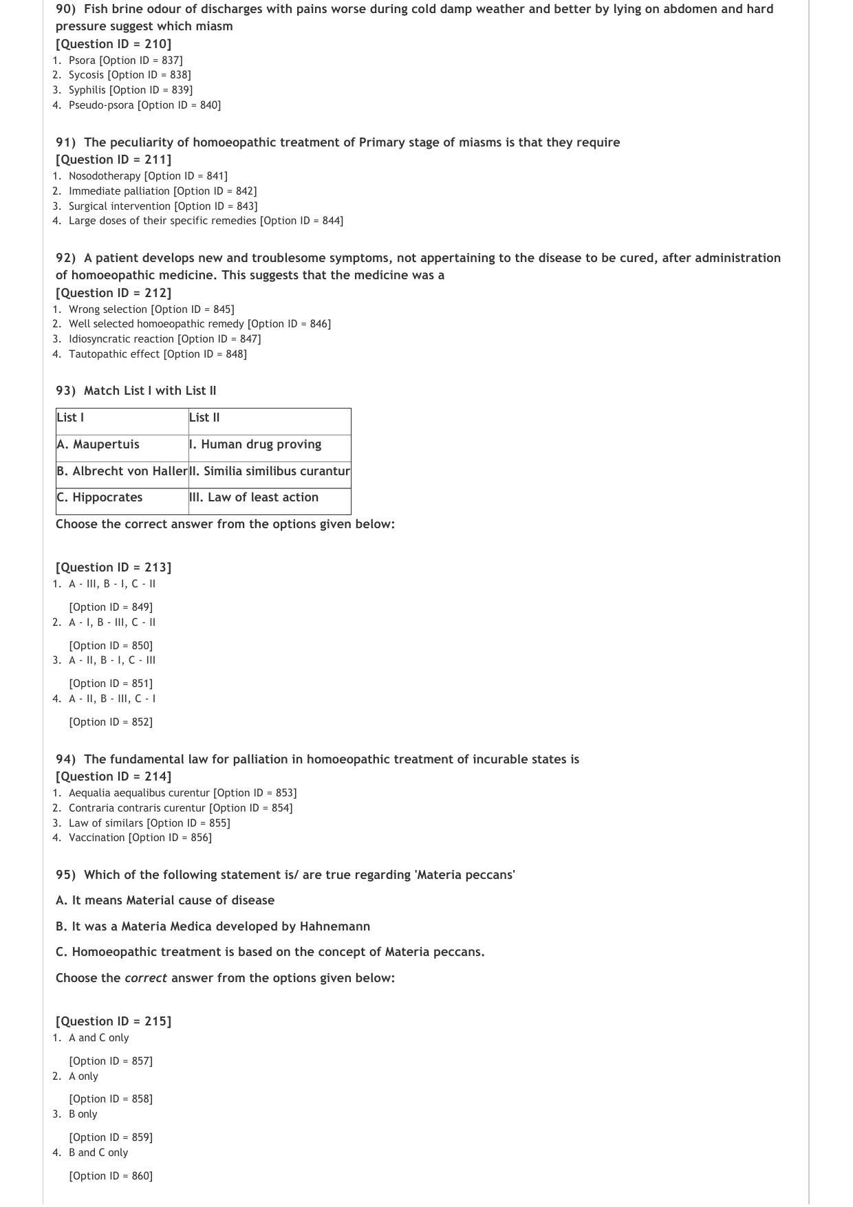 AIAPGET 2021 Homeopathy Question Paper - Page 18