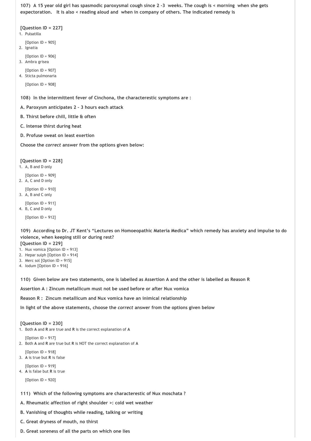 AIAPGET 2021 Homeopathy Question Paper - Page 21