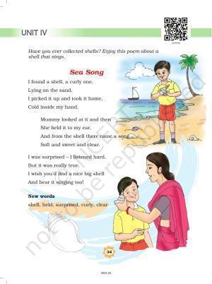 NCERT Book for Class 3 English: Unit IV.1-Sea Song