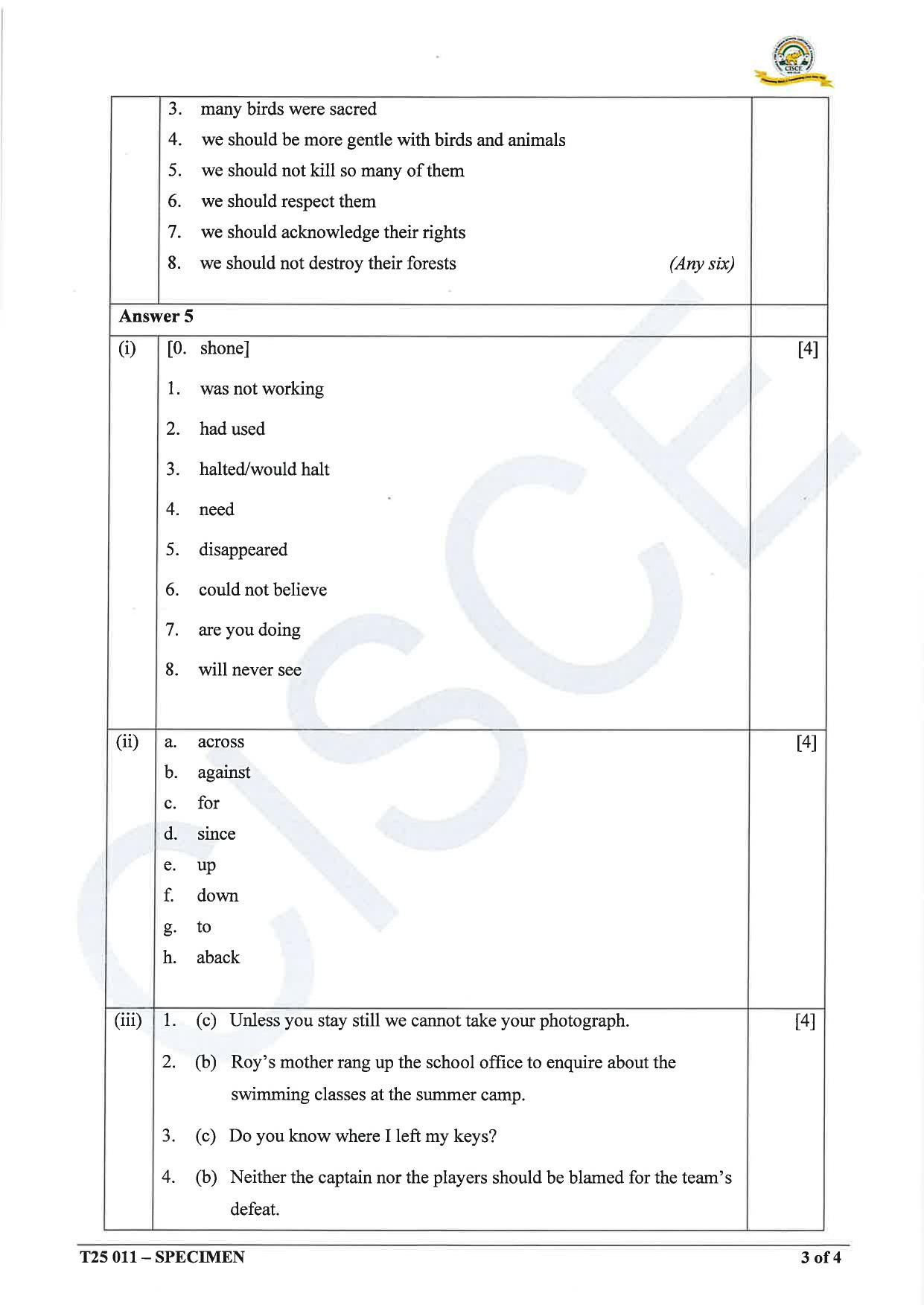 ICSE Class 10 2025 English Language (English Paper 1) (QP & MS) Specimen Paper - Page 12
