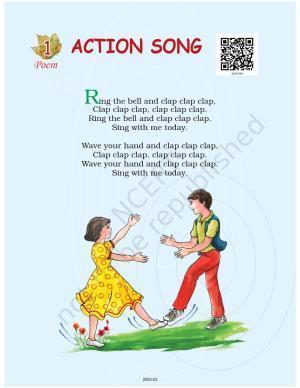 NCERT Book for Class 2 English (Raindrops):Chapter 1-Action Song