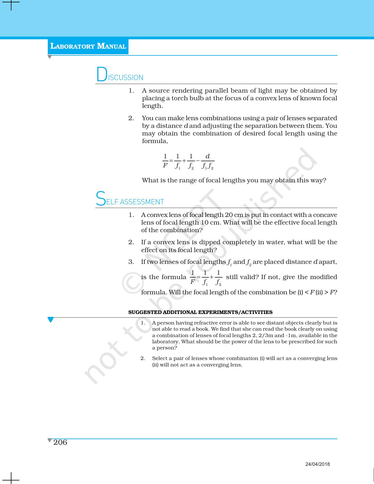 NCERT Laboratory Manuals for Class XII Physics - Activities 12 to 14 - Page 17